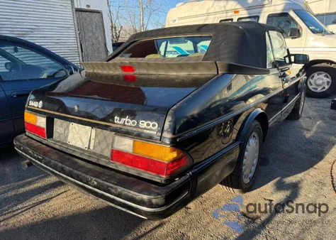 1988 Saab 900 из США, поврежденный, VIN YS3AT76L3J7040435